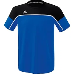 Erima Change T-Shirt Kinderen - New Royal / Zwart / Wit