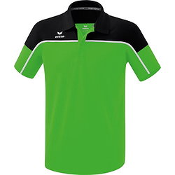 Erima Change Polo Heren - Green / Zwart / Wit