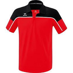 Erima Change Polo Heren - Rood / Zwart / Wit