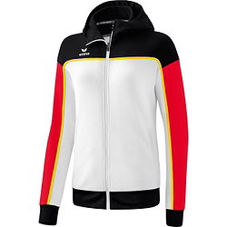 Erima Change Veste D'entraînement À Capuche Femmes - Blanc / Noir / Rouge