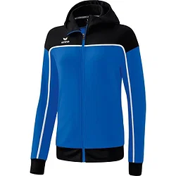Erima Change Veste D'entraînement À Capuche Femmes - New Royal / Noir / Blanc