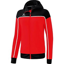Erima Change Veste D'entraînement À Capuche Femmes - Rouge / Noir / Blanc