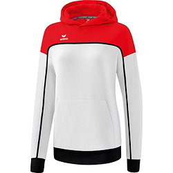 Erima Change Sweat À Capuche Femmes - Blanc / Rouge / Noir