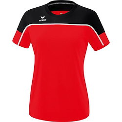Erima Change T-Shirt Femmes - Rouge / Noir / Blanc