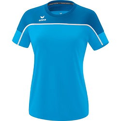 Erima Change T-Shirt Dames - Curaçao / Wit