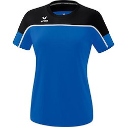 Erima Change T-Shirt Femmes - New Royal / Noir / Blanc