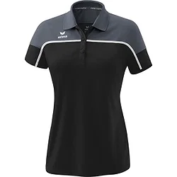 Erima Change Polo Dames - Zwart / Slate Grey / Wit