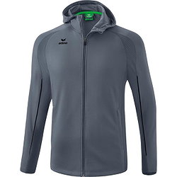 Erima Liga Star Trainingsjack Met Capuchon Kinderen - Slate Grey / Zwart