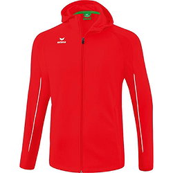Erima Liga Star Trainingsjack Met Capuchon Kinderen - Rood / Wit