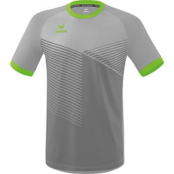 Erima Mantua Maillot Manches Courtes Enfants - Silver Grey / Green Gecko