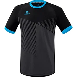 Erima Mantua Maillot Manches Courtes Enfants - Noir / Curaçao