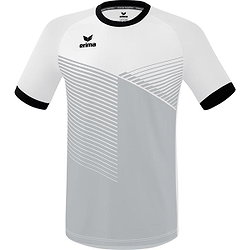 Erima Mantua Shirt Korte Mouw Kinderen - Wit / Zwart