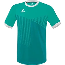 Erima Mantua Shirt Korte Mouw Heren - Columbia / Wit
