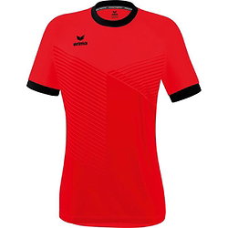 Erima Mantua Maillot Manches Courtes Femmes - Rouge / Noir