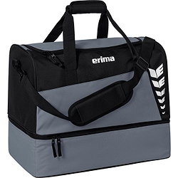 Erima Six Wings (Small) Sac De Sport Avec Compartiment Inférieur - Slate Grey / Noir