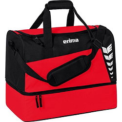 Erima Six Wings (Medium) Sac De Sport Avec Compartiment Inférieur - Rouge / Noir