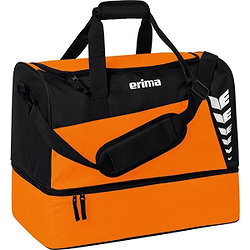 Erima Six Wings (Medium) Sac De Sport Avec Compartiment Inférieur - Orange / Noir