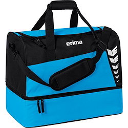 Erima Six Wings (Medium) Sac De Sport Avec Compartiment Inférieur - Curaçao / Noir