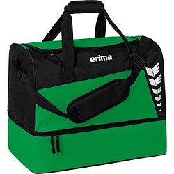 Erima Six Wings (Large) Sac De Sport Avec Compartiment Inférieur - Emeraude / Noir