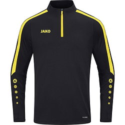 Jako Power Ziptop Kinderen - Zwart / Citroen