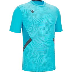 Macron Victory Shedir Maillot Manches Courtes Enfants - Bleu Ciel / Anthracite
