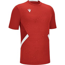 Macron Victory Shedir Shirt Korte Mouw Heren - Rood / Wit