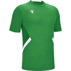 Macron Victory Shedir Maillot Manches Courtes Hommes - Vert / Blanc