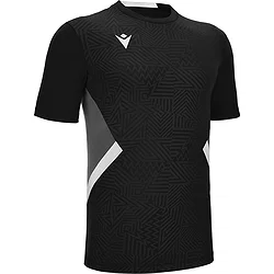 Macron Victory Shedir Shirt Korte Mouw Heren - Zwart / Wit