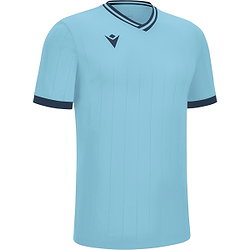 Macron Halley Maillot Manches Courtes Enfants - Bleu Ciel / Marine