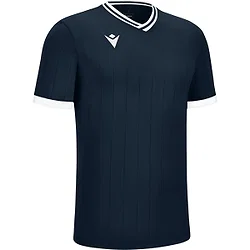 Macron Halley Maillot Manches Courtes Hommes - Marine / Blanc