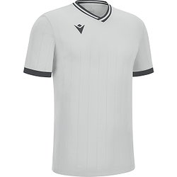 Macron Halley Maillot Manches Courtes Hommes - Argent / Anthracite