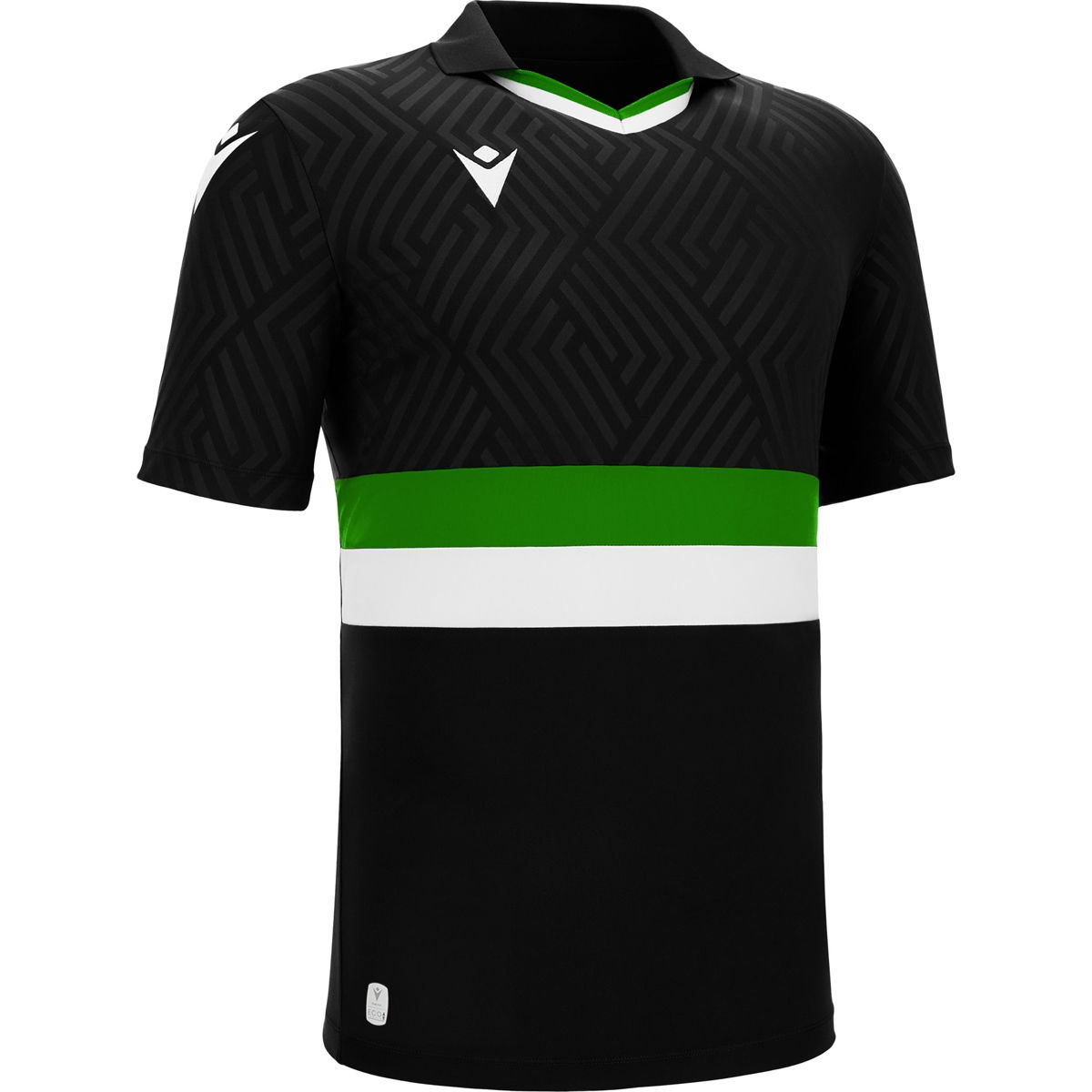 Maillot foot cheap vert et noir