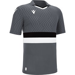 Macron Charon Eco Shirt Korte Mouw Heren - Antraciet / Zwart / Wit