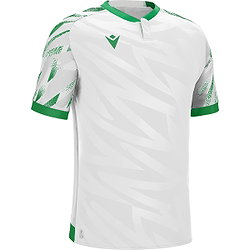 Macron Themis Eco Shirt Korte Mouw Heren - Wit / Groen