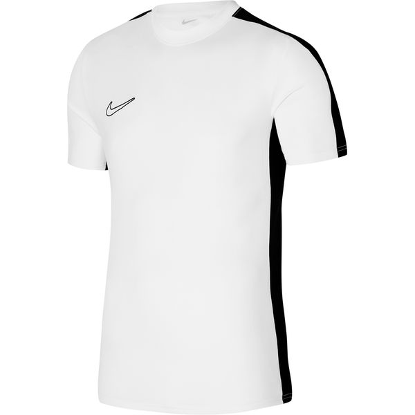 storm Geweldig Corrupt Nike Academy 23 T-Shirt voor Heren | Wit - Zwart | Teamswear