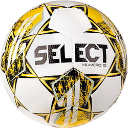 Select Numero 10 V23 (Size 4) Ballon De Compétition - Blanc / Jaune