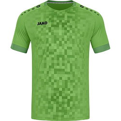 Jako Pixel Shirt Korte Mouw Kinderen - Zachtgroen