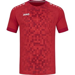 Jako Pixel Maillot Manches Courtes Enfants - Rouge Sport