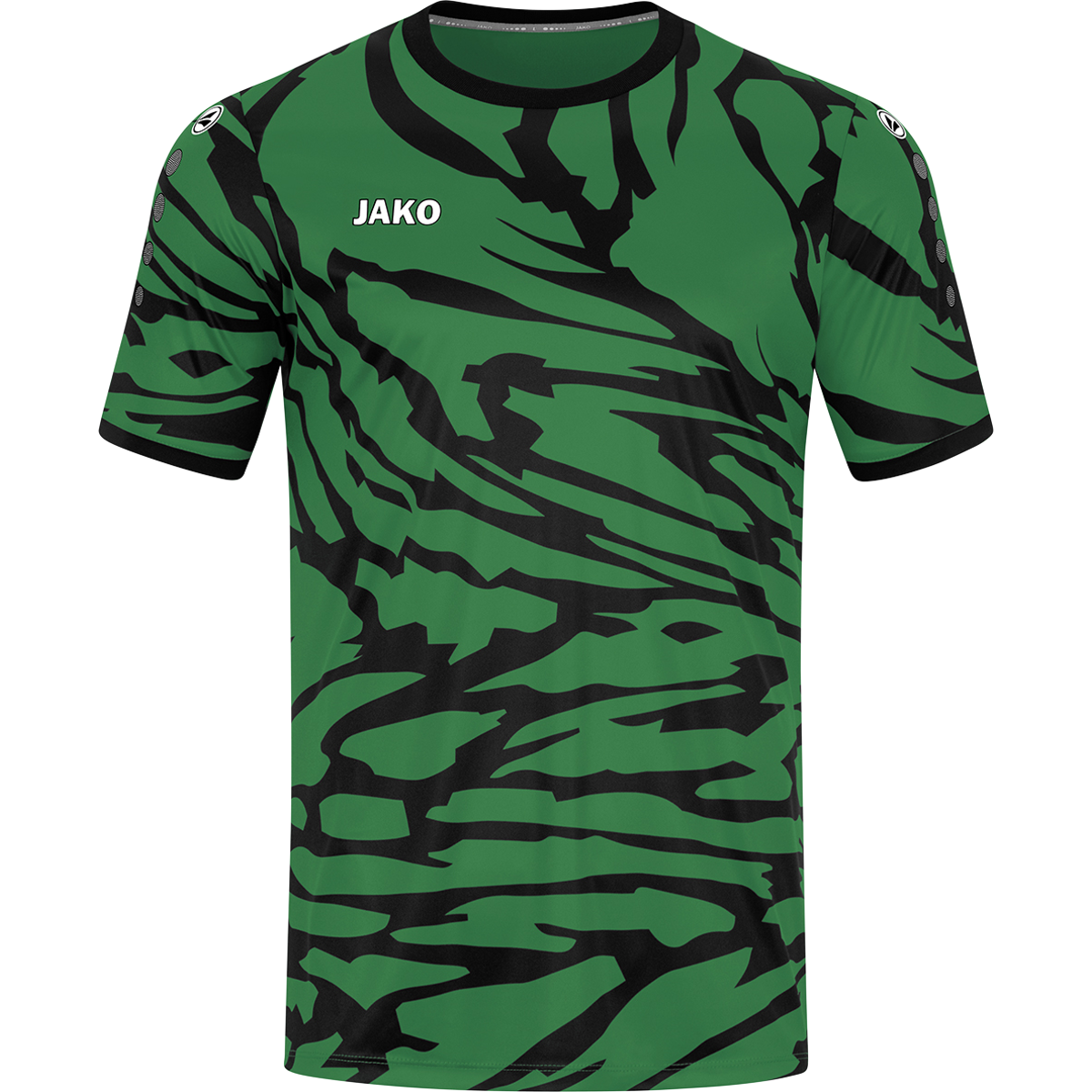 jako-animal-shirt-korte-mouw-voor-heren-sportgroen-zwart-teamswear