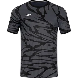 Jako Animal Shirt Korte Mouw Heren - Antraciet / Zwart / Wit