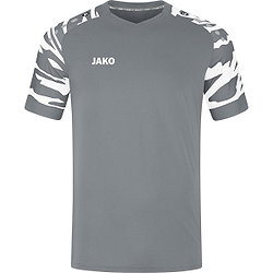 Jako Wild Maillot Manches Courtes Hommes - Gris Pierre / Blanc