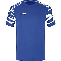 Jako Wild Maillot Manches Courtes Hommes - Royal Sport / Blanc