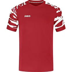 Jako Wild Maillot Manches Courtes Hommes - Rouge Sport / Blanc