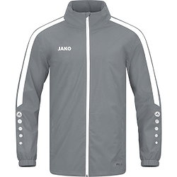 Jako Power Regenjas Kinderen - Steengrijs