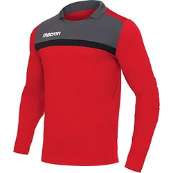 Macron Feo Maillot De Gardien Manches Longues Hommes - Rouge / Anthracite