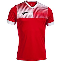 Joma Eco Supernova Maillot Manches Courtes Hommes - Rouge / Blanc