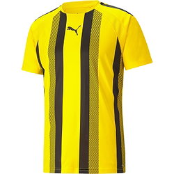 Puma Teamliga Shirt Korte Mouw Kinderen - Geel / Zwart
