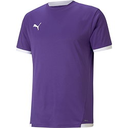 Puma Teamliga Shirt Korte Mouw Heren - Paars / Wit