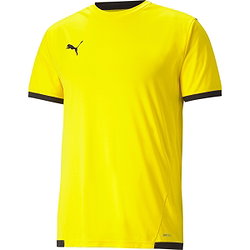 Puma Teamliga Shirt Korte Mouw Kinderen - Geel / Zwart