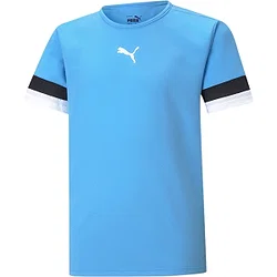 Puma Teamrise Maillot Manches Courtes Enfants - Bleu Ciel